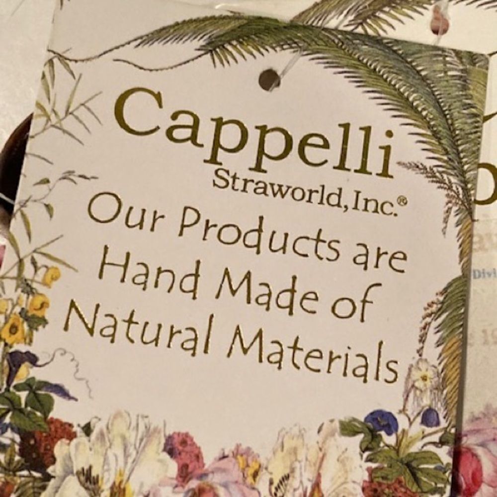 NWT Women’s Hand Made Natural Materials Crossbody Purse by Cappelli Straworld - Picture 2 of 12
